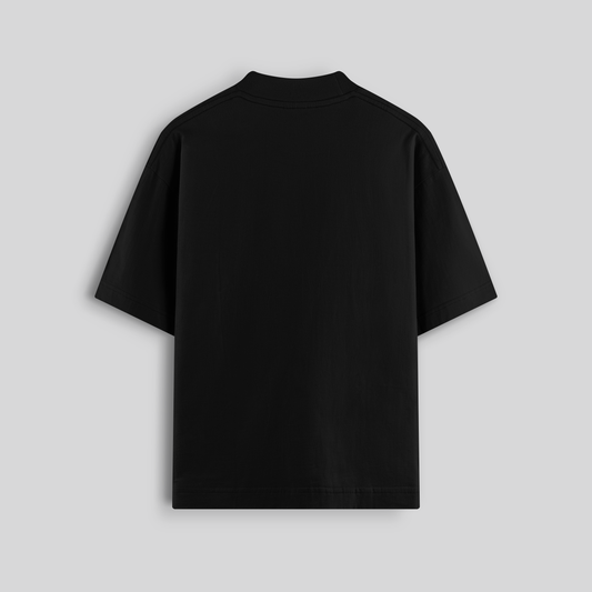 Camiseta Oversized - GYMCORE (Preta-Cinza)