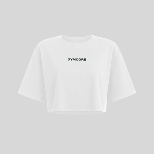 Cropped Oversized - GYMCORE (Branca)