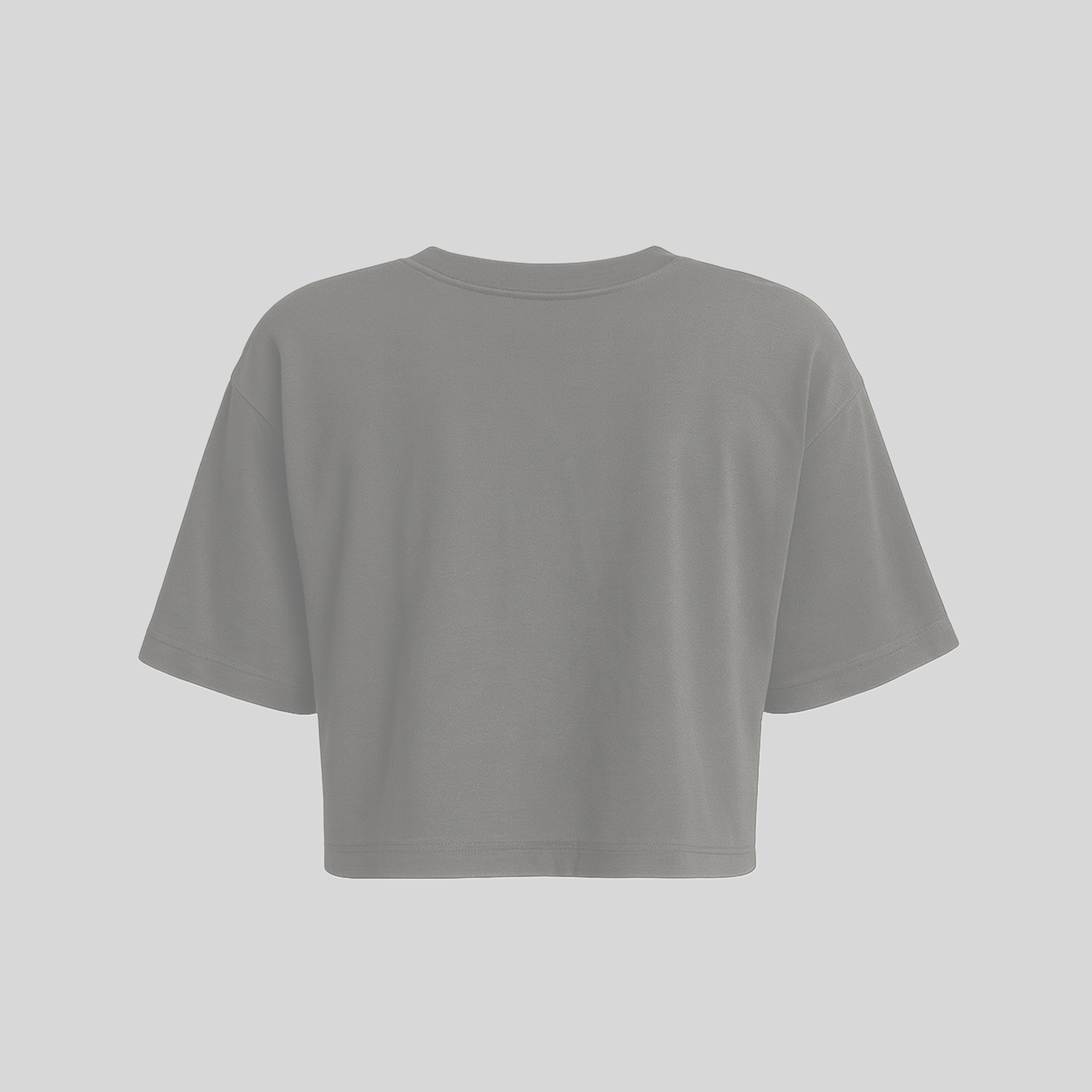 Cropped Oversized - CORE (Cinza)