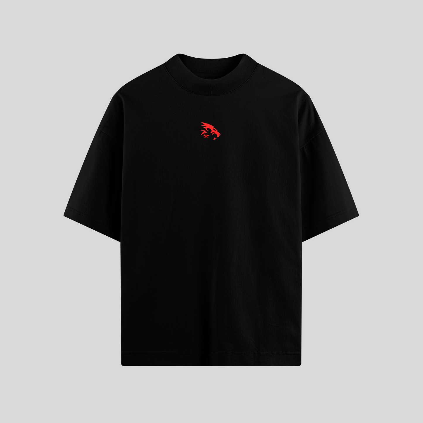 Camiseta Oversized - Legacy (Preta/Vermelho)