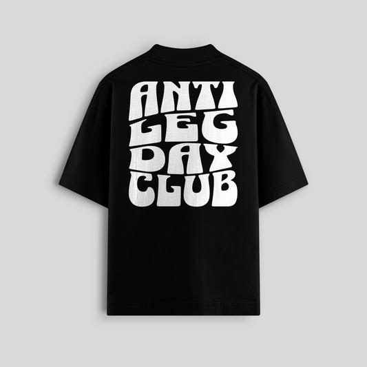 Camiseta Oversized - Anti Leg Day Club