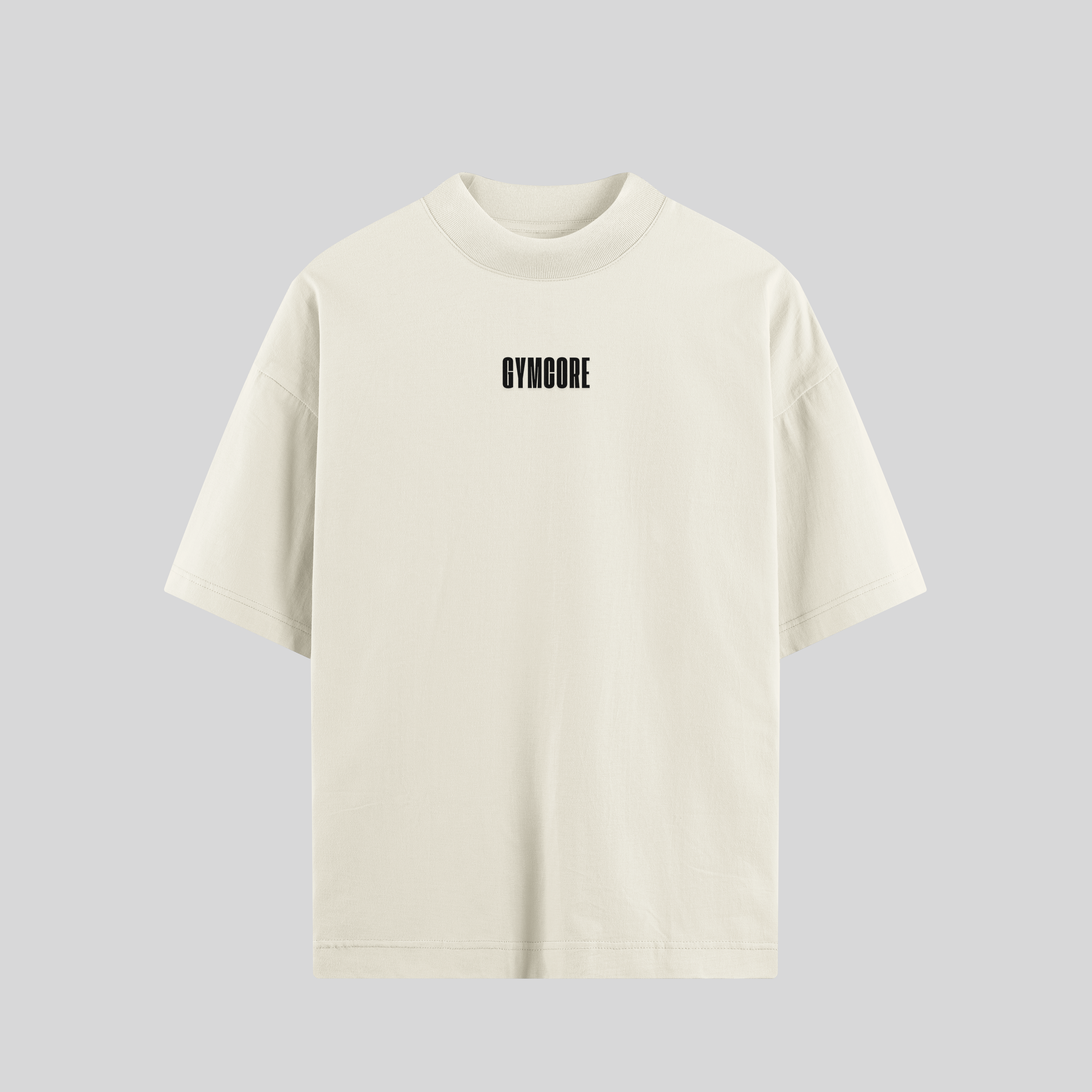 Camiseta Oversized - GYMCORE (Off-White)