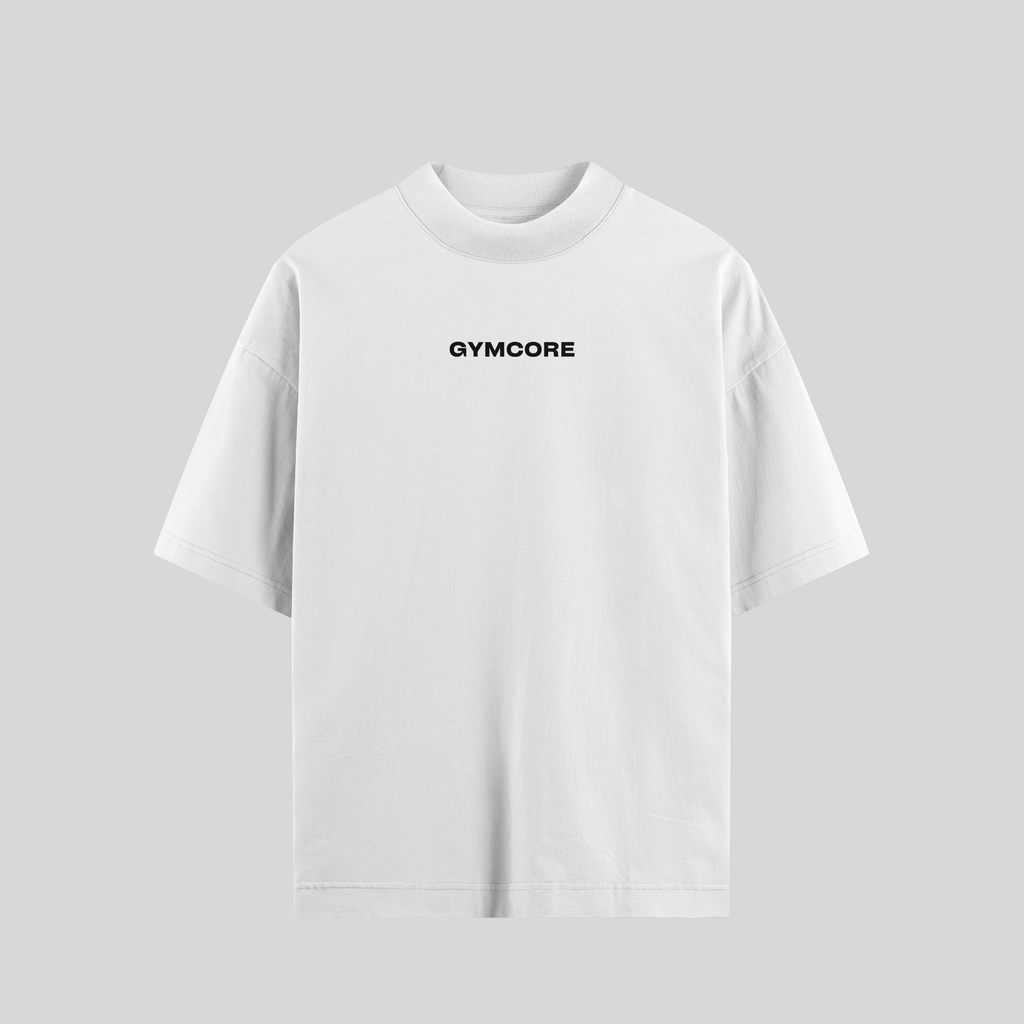 Camiseta Oversized - Stay Focused (Branca)