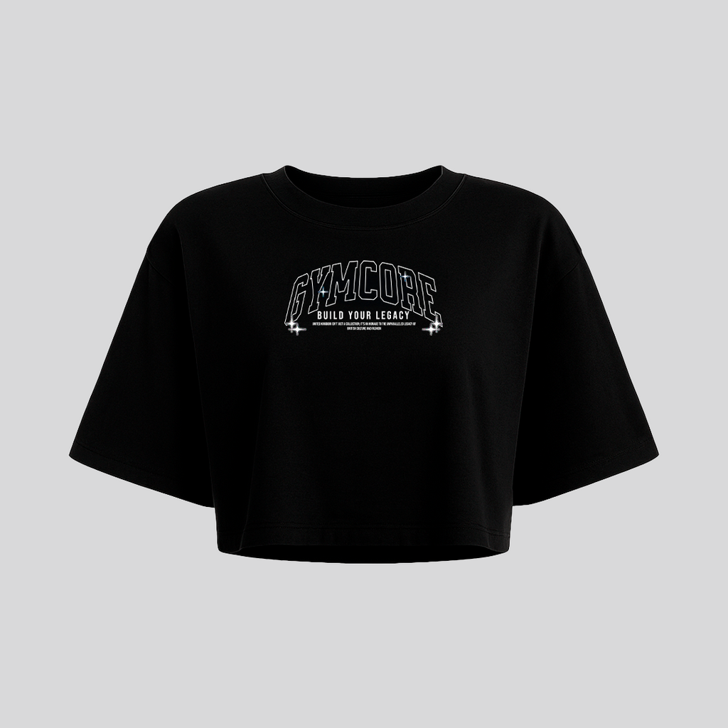 CROPPED OVERSIZED SHINY