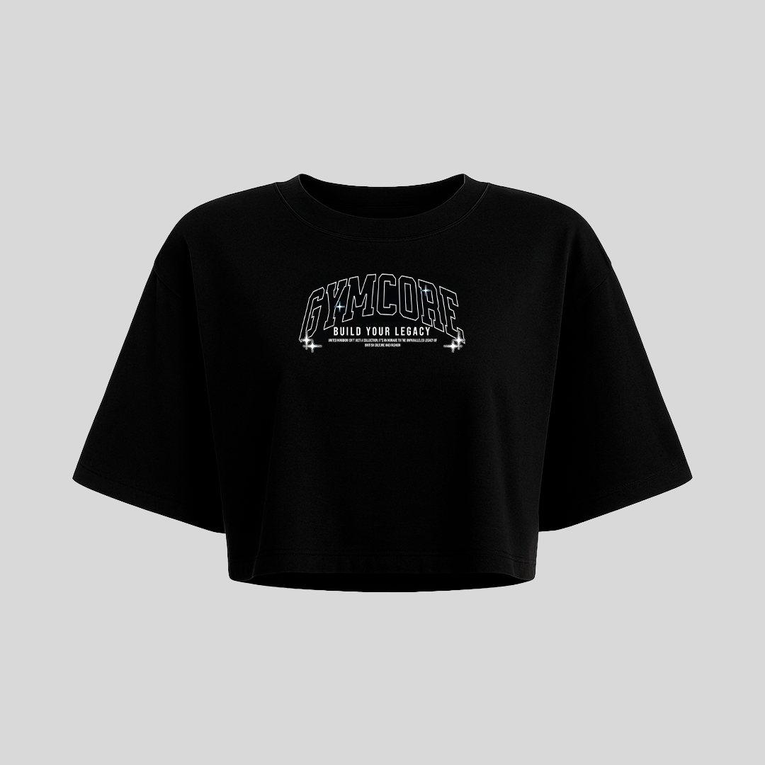 CROPPED OVERSIZED SHINY