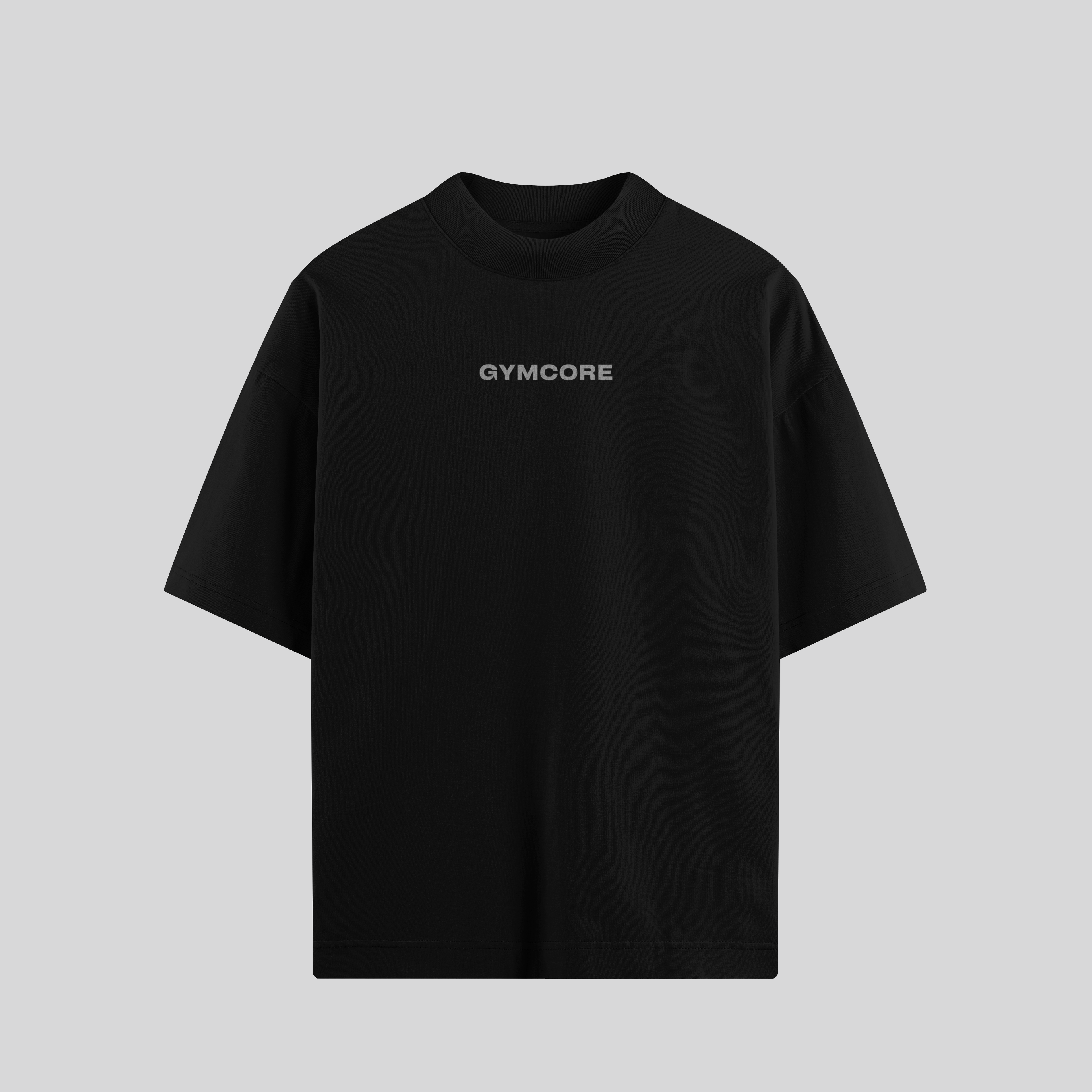 Camiseta Oversized - GC CLUB (Preta/Cinza)