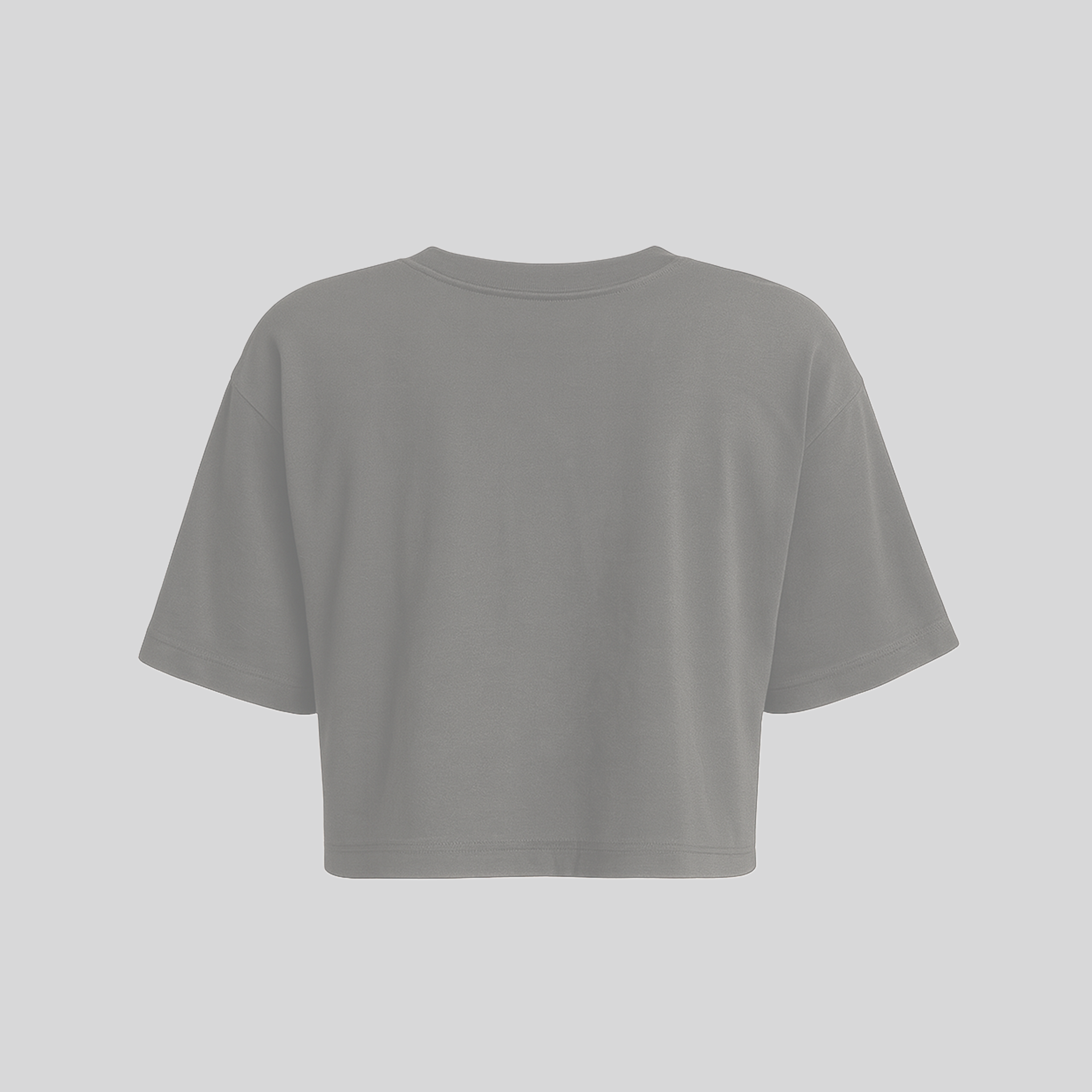 Cropped Oversized - GYMCORE (Cinza)