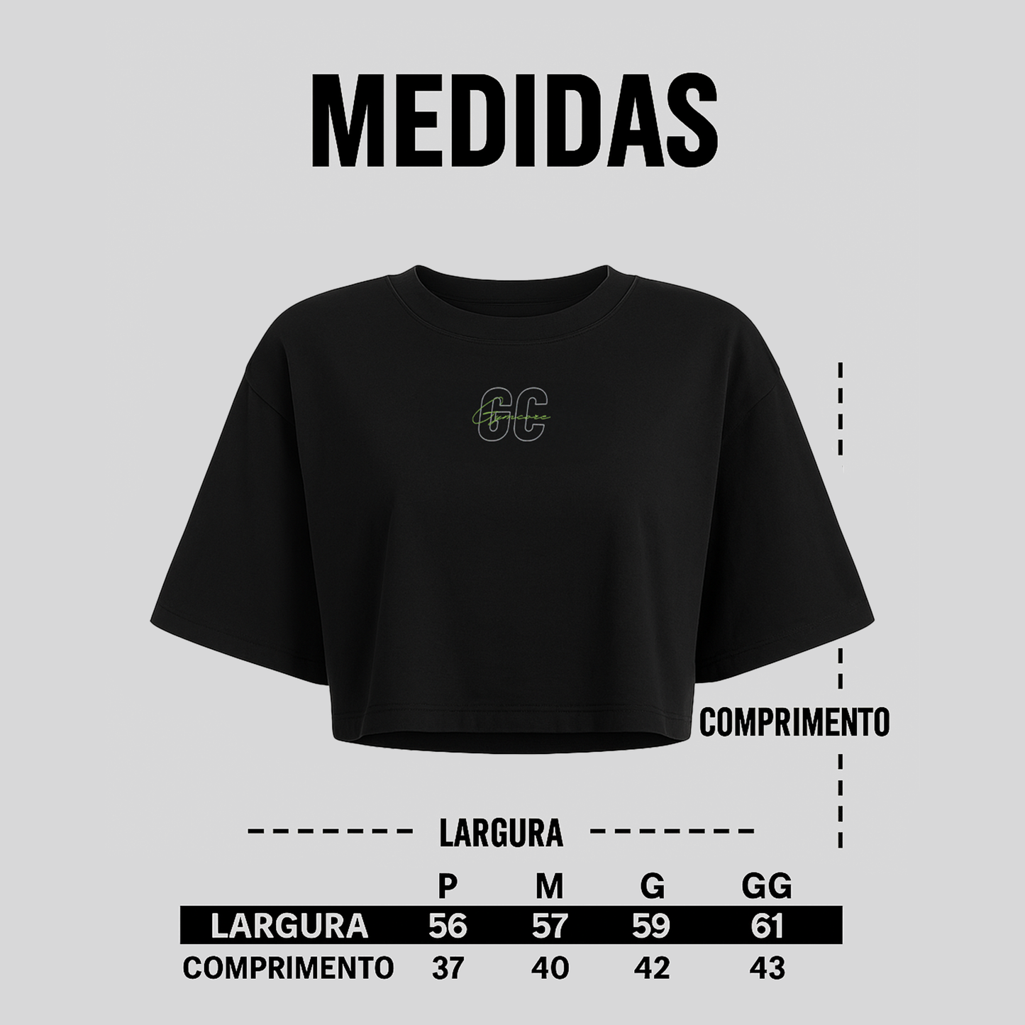 CROPPED OVERSIZED GC (Verde)
