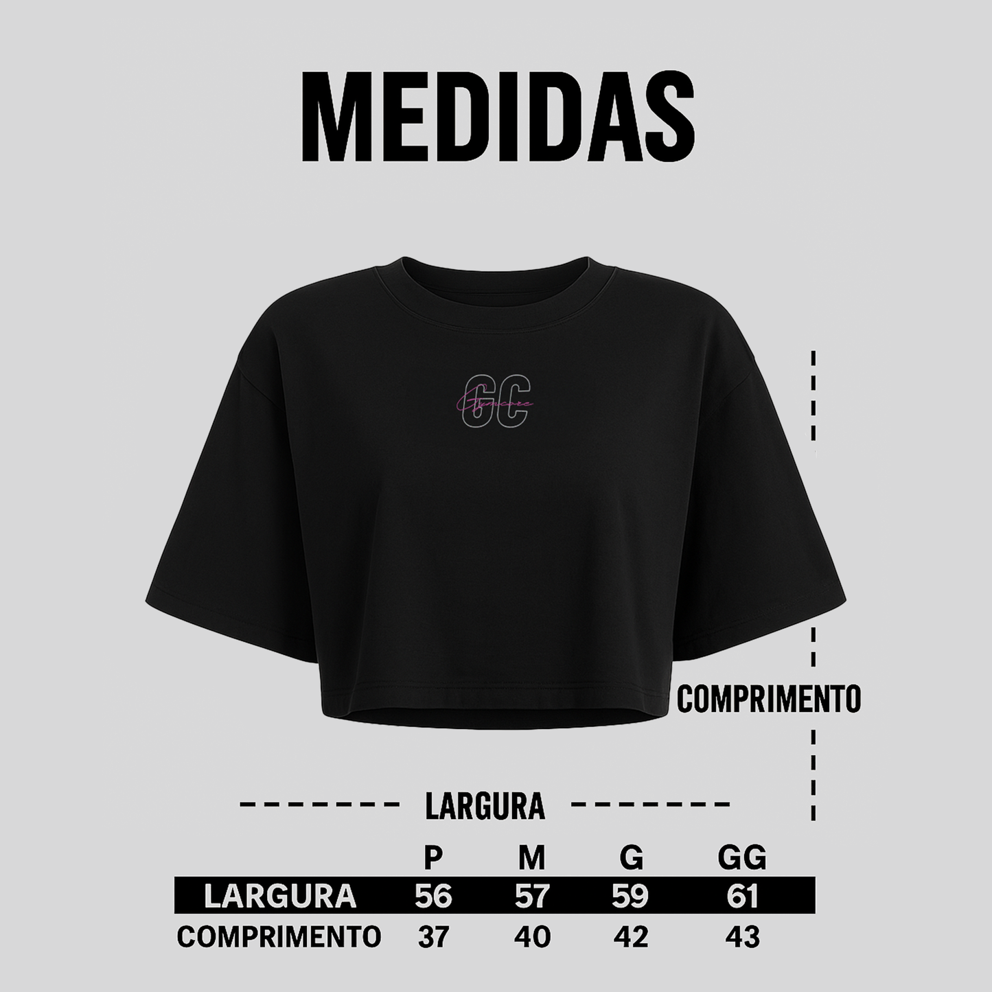 CROPPED OVERSIZED GC (Rosa)